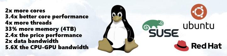best linux server power9